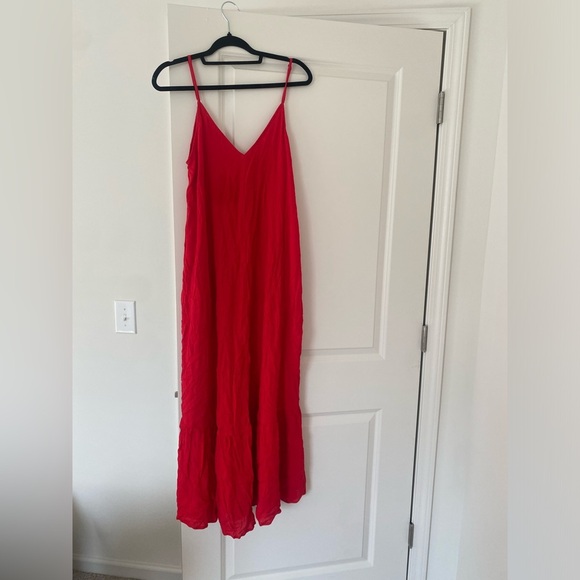 Ania Red Maxi Dress - Picture 4 of 7